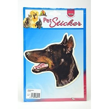 Trixie Samolepka hlava Dobrman