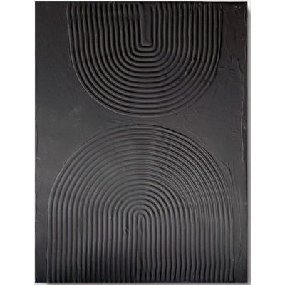 Wallity 3D Canvas obraz tmavá/šedá