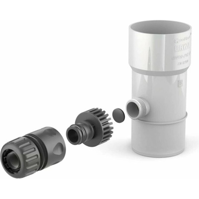Covernit Plastový zberač dažďovej vody 90 mm biela