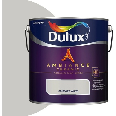 Dulux Keramická Barva na stěny 2,5 l Comfort White Matt