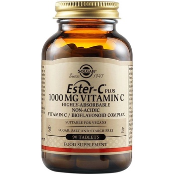 Solgar Ester-C, 1000 mg, 90 таблетки, Solgar