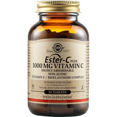 Solgar Ester-C, 1000 mg, 90 таблетки, Solgar