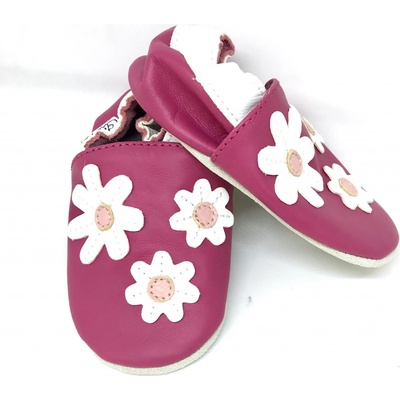 Capiki Kožené sedmikrásky malinové – Zboží Dáma