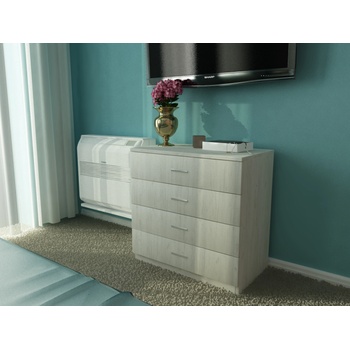 Image 1 of DST Скрин Como 2-dst, бял дъб