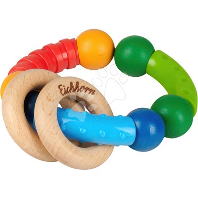 Eichhorn Drevená hrkálka Grasping Toy od 3 mes
