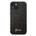 GUESS Калъф Guess PC/TPU Glitter Flakes Metal Logo, За iPhone 14 Pro, Черен