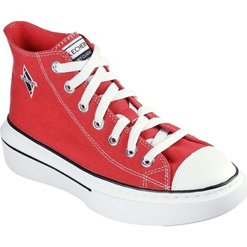 Skechers Дамски маратонки Skechers Canvas High-Top Trainers Womens - Red Cnv/Wht/Blk