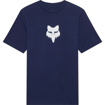 FOX Racing Детска тениска FOX Racing Kid's Fox Head S/S Tee T-shirt - Navy - размер M (704-5937-0212)