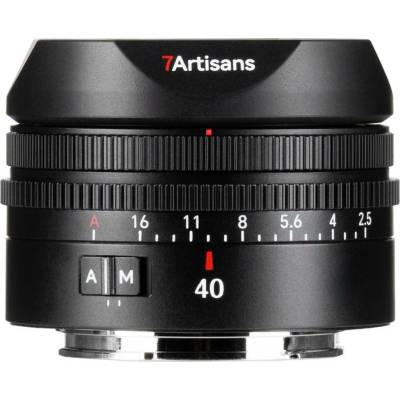 7Artisans AF 40mm F2,5 Full Frame objektiv (Sony E) AF40F25B-E