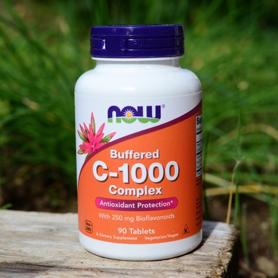 Now Pufrovaný Vitamin C-1000 Komplex s 250 mg bioflavonoidů 90 tabliet