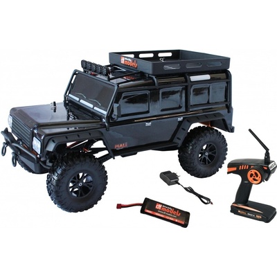DF Models RC auto DF-4J CRAWLER XXL BRUSHED 4X4 RTR čierna Sivá 1:10
