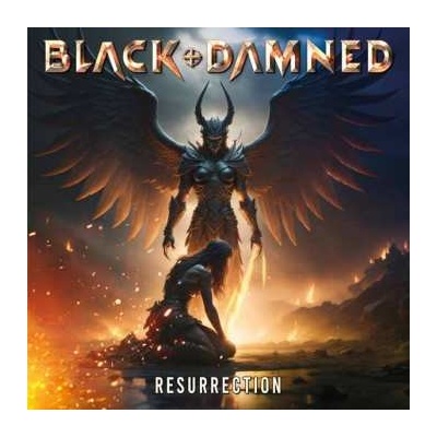 Black Damned Resurrection Black Marbled LP