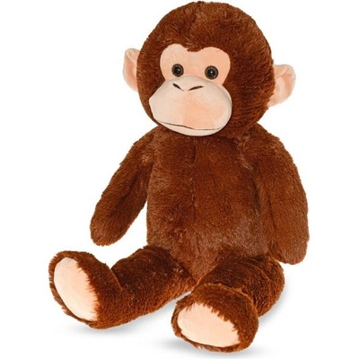 Mikro Plush Friends маймуна плюшена тъмно кафява 80см