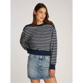 Tommy Hilfiger Блуза Tommy Hilfiger Women's Gold Button Boat Neck Sweatshirt - Breton Stp