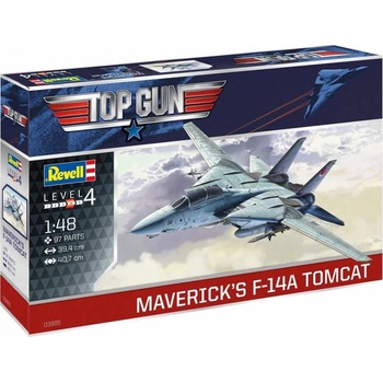Revell EasyClick ModelSet letadlo 64966 Mavericks F-14 Tomcat Top Gun 1:72