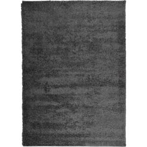  Шаги килим с дълъг косъм, модерен, антрацит, 200x280 см