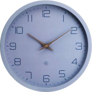 NeXtime Стенен часовник Eco син (7373BL)