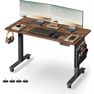 Songmics Vasagle Foral 160 cm hnědo-černý – Zboží Mobilmania