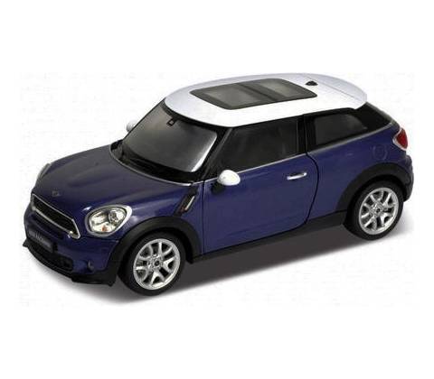Welly Mini Cooper S Paceman model modrý 1:34