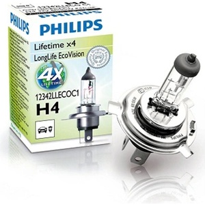 Philips Крушка, фар PHILIPS H4, 12V, 60/55W, 3100K, 1650/1000lm, 1 бр