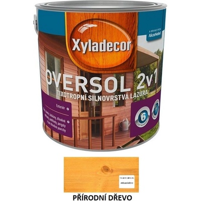 XylaDecor Oversol 2v1 2,5 l Přírodní dřevo