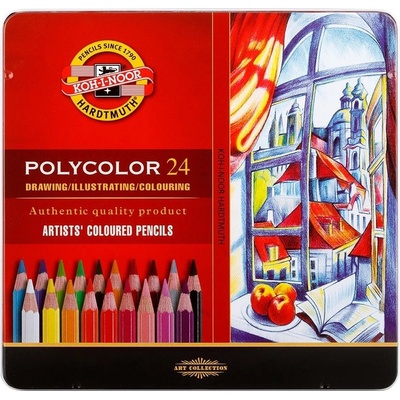 Koh i Noor 3834 umelecké pastelky Polycolor 24 ks