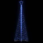 vidaXL LED коледна елха 495 светодиода синьо 300, 5 см (4016438)