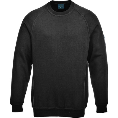 Portwest modaflame fr12 / Огнеупорен антистатичен суитшърт - черен 4xl (fr12bkr4xl)