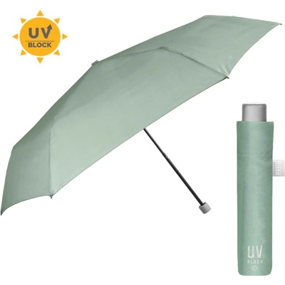 Skladací dáždnik s UV filtrom Perletti Time / Verde Pastello, 26409