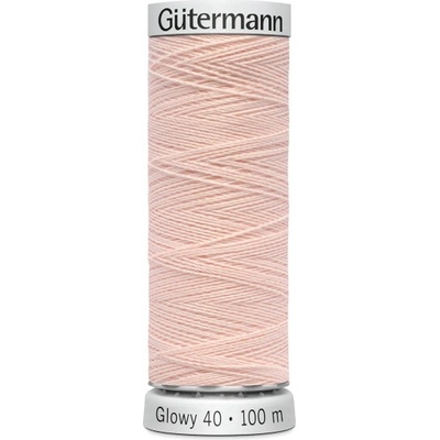 Vyšívacia niť svietiaca v tme Gütermann Glowy 40 100 m Farba: 709808-2