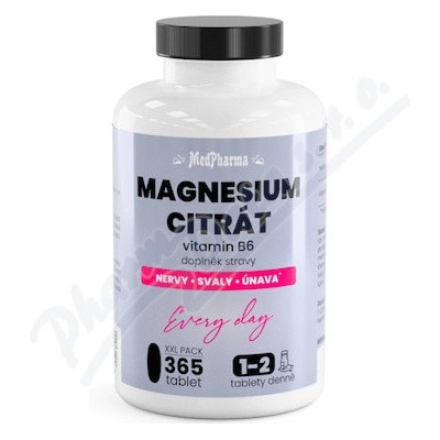 MedPharma Magnesium citrát+vitamin B6 365 tablet