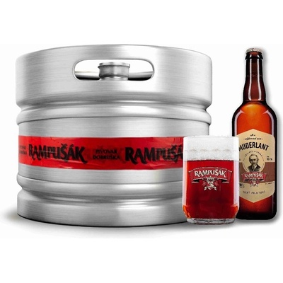 Rampušák 13 MUDERLANT pltm. silné pivo 5,2% 15 l (sud)