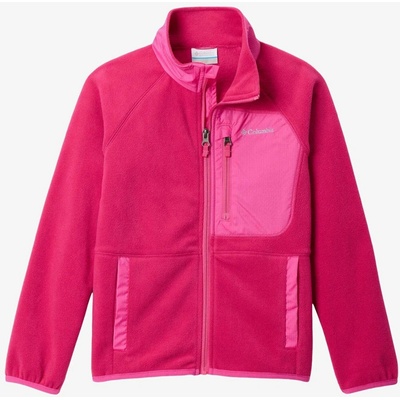 Dívčí bunda Columbia Fast Trek V Full Zip - guava pink/pink ice