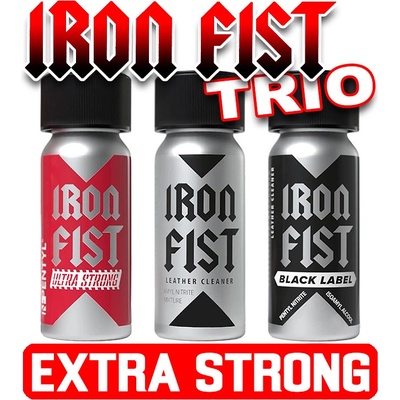 Poppers IRON FIST TRIO BALÍČEK 3 x 24 ml