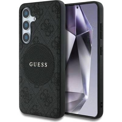 GUESS Калъф Guess 4G Round Patch Classic Logo MagSafe за Samsung Galaxy S25 Plus черен (3666339448936)