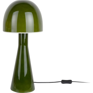 Leitmotiv Тъмнозелена настолна лампа със стъклен абажур (височина 45 cm) Bombin - Leitmotiv (LM2239GR)