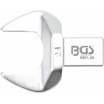 BGS Technic Nástrčný plochý otevřený klíč 24 mm s upnutím 14x18 mm BGS 6901-24
