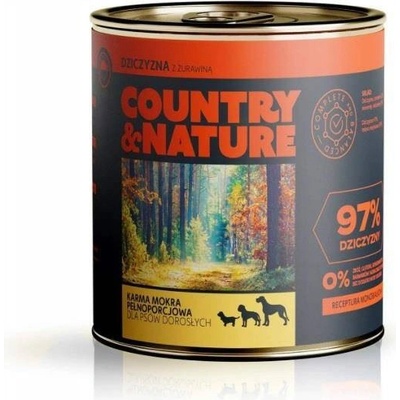 Country&Nature Zvěřina s brusinkou 850 g