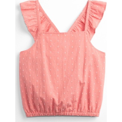 GAP 622658-01 dětský puntíkovaný top růžová