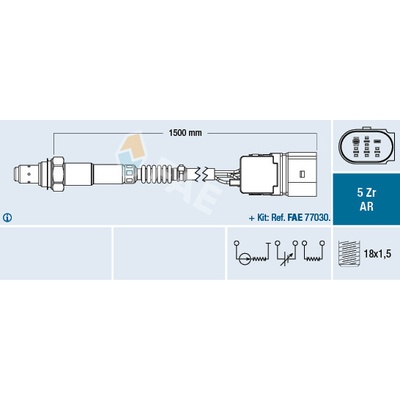 Lambda sonda FAE 75351