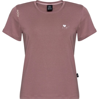Chillaz Дамска тениска Chillaz Women's Iseo Heartbeat To Climb T-shirt - Wine - размер 32 (EU) (916-6248-0211)