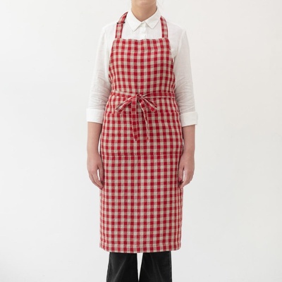 Linen Tales Ленена престилка Red Gingham - Linen Tales (LT-APCH-1S-RNCH)