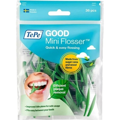 TePe Конец за зъби с дръжка Good Mini Flosser, 36 броя