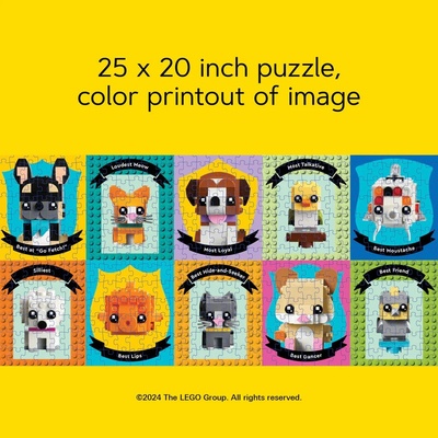 Chronicle Books LEGO® Zvierací kamaráti 1000 dielov