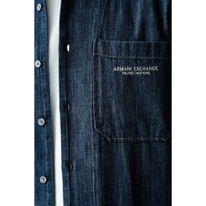 Giorgio Armani риза мъжка от памук (XM003059.AF26951)