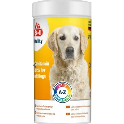 8 in 1 Pet Products Vitality Multivitamin for Adult Dogs 70 tbl