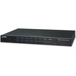 PLANET 16-Port Combo KVM Switch: KVM превключвател Монтаж в сървърен шкаф Черен (KVM-210-16)