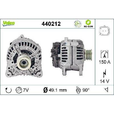 generátor VALEO 440212 440212