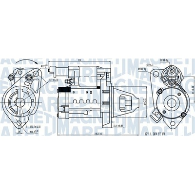 Startér MAGNETI MARELLI 063721642610
