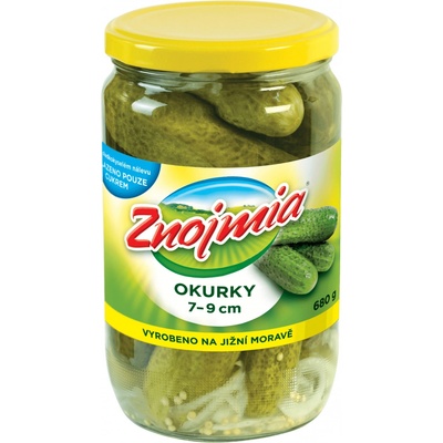 Znojmia okurky 7-9cm 680g – Zboží Dáma